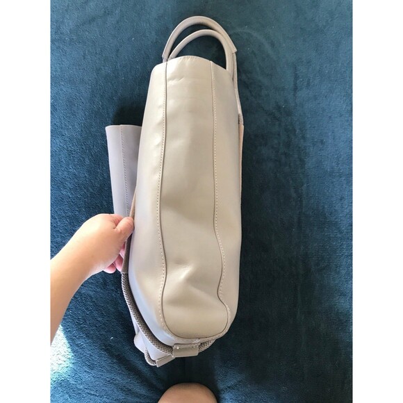 Rag and bone leather passport tote with suede pockets Morado Grey - Picture 6 of 12